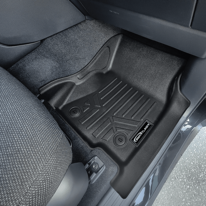SMARTLINER Custom Fit All Weather Protection Floor Mat Liner Set Compatible With 2024-2026 Toyota Land Cruiser
