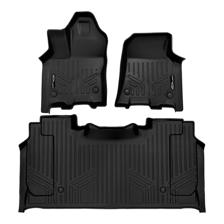 Tapetes SmartCoverage™ a medida para Ram 1500 Crew Cab 2025-2026 con caja de almacenamiento debajo del asiento trasero