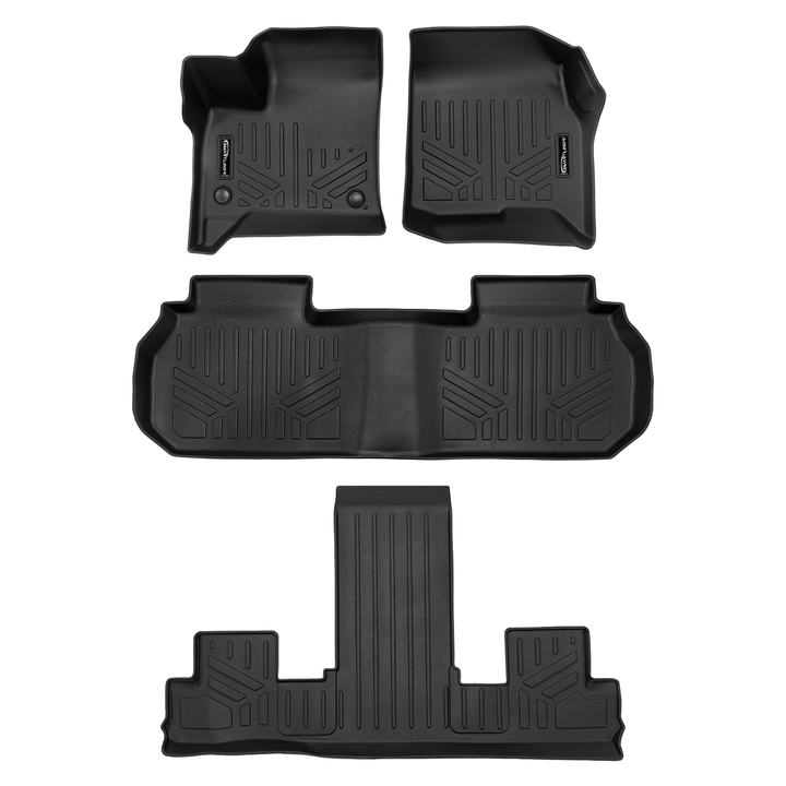 SMARTLINER Floor Liners for 2024-2026 GMC Acadia/Chevrolet Traverse/Buick Enclave (2nd Row Bucket)