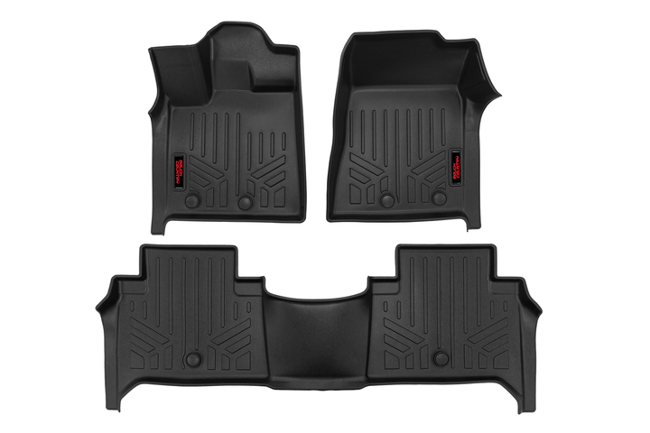 SMARTLINER Floor Liners for 2025-2026 Infiniti QX80/2025 Nissan Armada Without Bucket Seats & Center Console Only