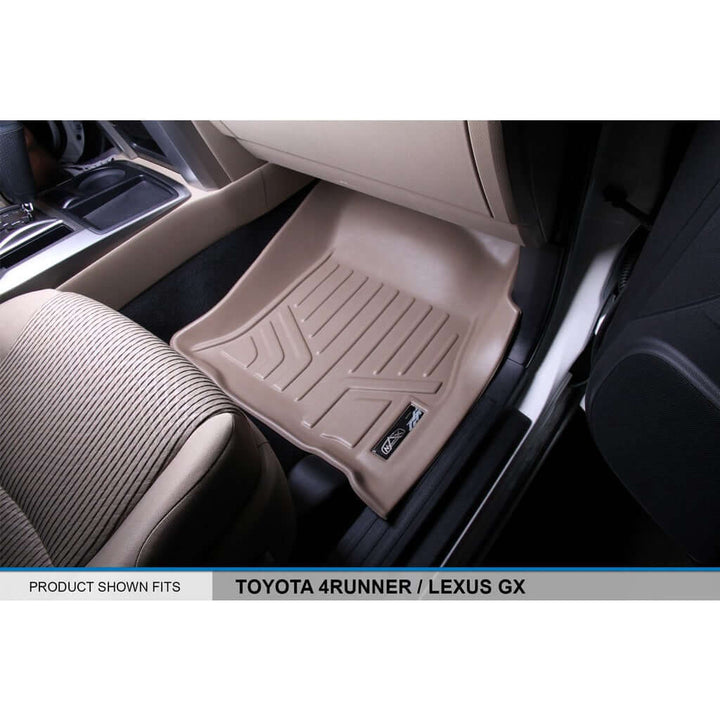 SMARTLINER Custom Fit Floor Liners For 2010-2012 Toyota 4Runner (5 Passenger with sliding Cargo Tray)