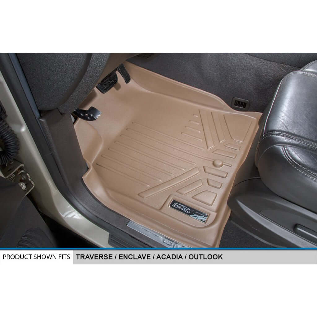 SMARTLINER Floor Liners for 2009-2010 Chevrolet Traverse (2nd Row Bucket)