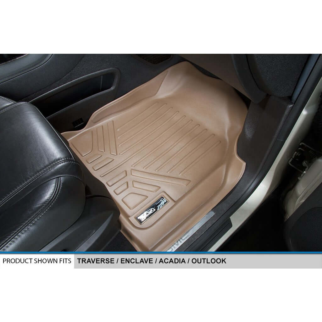 SMARTLINER Floor Liners for 2009-2010 Chevrolet Traverse (2nd Row Bucket)