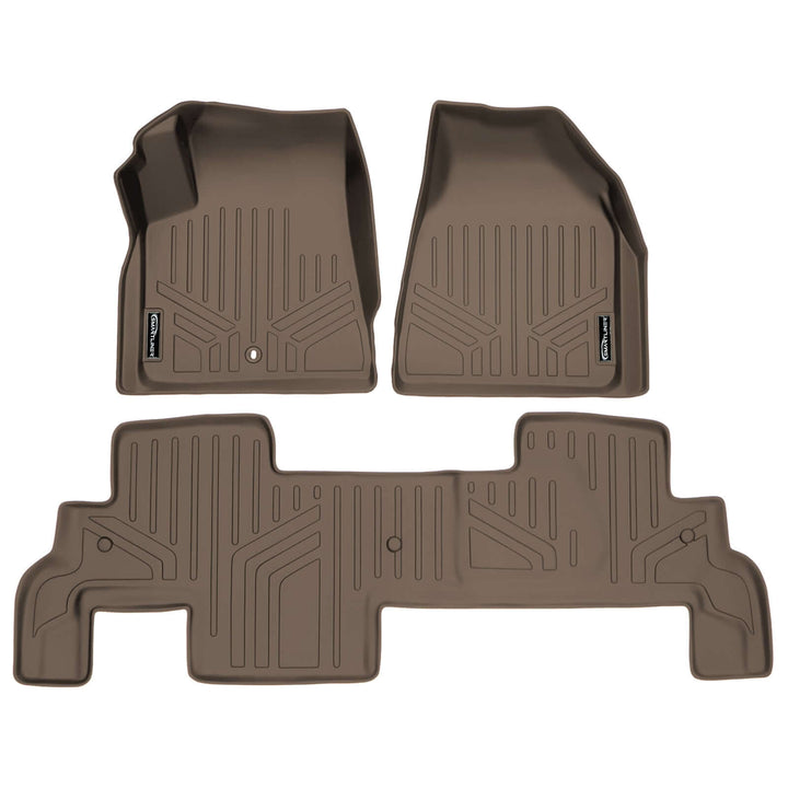 SMARTLINER Floor Liners for Traverse/Enclave/Acadia/Outlook ((2nd Row Bench))