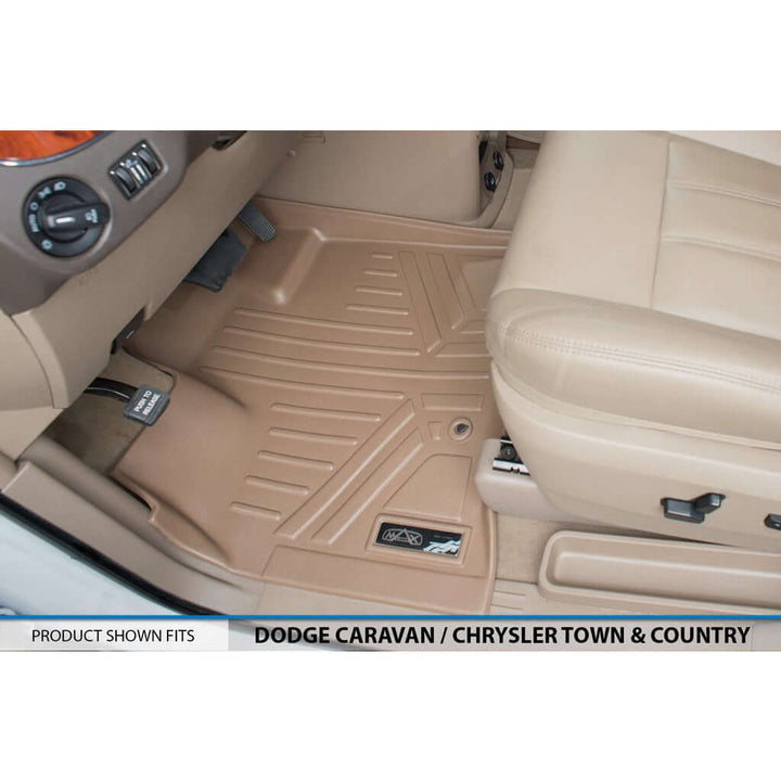 Smart Trim™ Floor Liners For 2008 2020 Caravan/Town & Country (Stow'n Go Only)