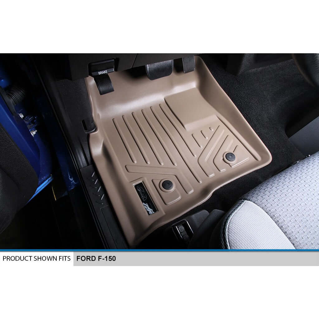 Tapetes Smart Trim™ de ajuste personalizado para la consola central sin flujo de aire de la Ford F-150 SuperCab 2011-2014