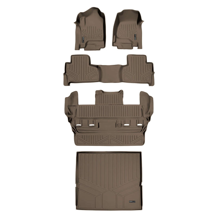 Smart Trim™ Floor Liners For 2015-2020 Chevrolet Tahoe / GMC Yukon (2nd Row Bucket)