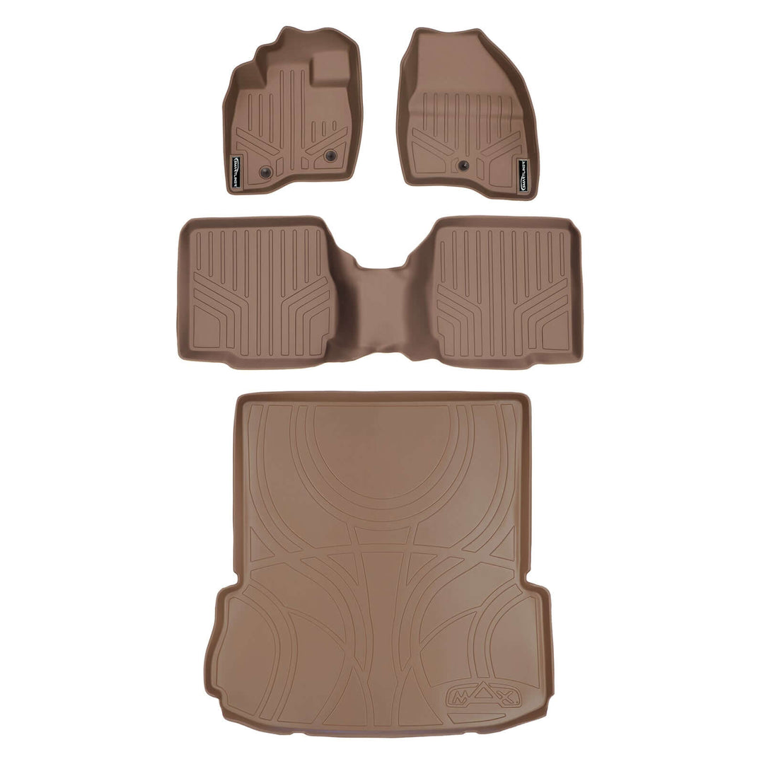 Alfombrillas SMARTLINER a medida para Ford Explorer 2017-2019 con consola central de la segunda fila