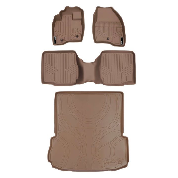 Alfombrillas SMARTLINER a medida para Ford Explorer 2017-2019 con consola central de la segunda fila