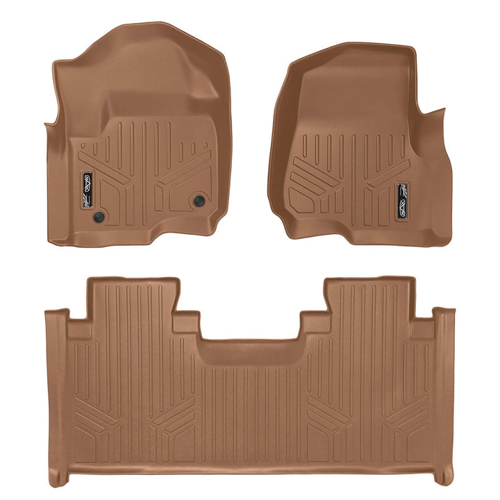 Tapetes SMARTLINER a medida para Ford F-250/F-350 SuperCab 2017-2025 con asiento corrido en la primera fila