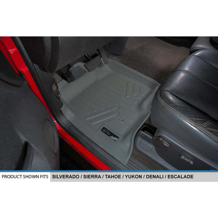SMARTLINER Floor Liners for 2007-2013 Silverado/Sierra - 2007-14 Tahoe-Suburban-Yukon-Yukon XL-Escalade