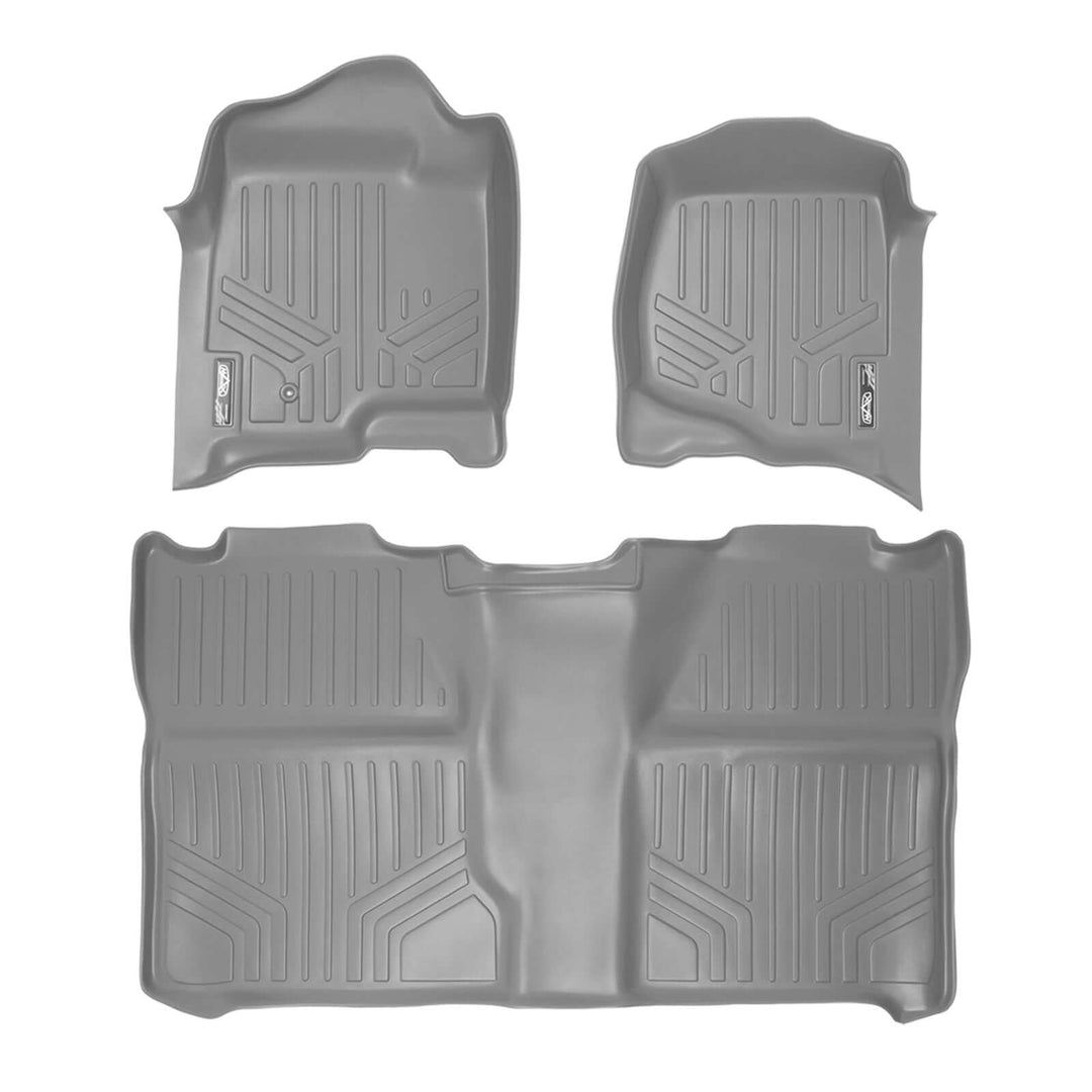 Smart Trim™ Floor Liners For 2007-2013 Silverado/Sierra 1500 Crew Cab - 2007-2014 2500/3500 HD Crew Cab
