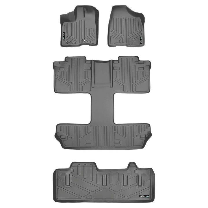 Smart Trim™ Floor Liners For 2011 2012 Toyota Sienna 7 Passenger Model