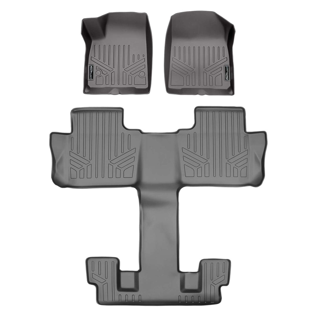 SMARTLINER Floor Liners for Black for 2020-2025 Cadillac XT6