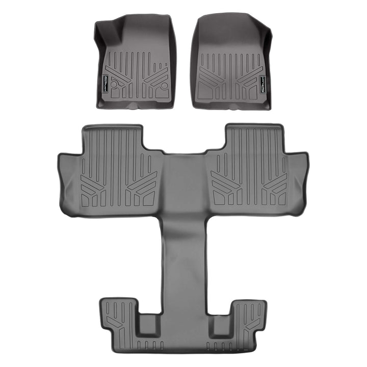 SMARTLINER Floor Liners for Black for 2020-2025 Cadillac XT6