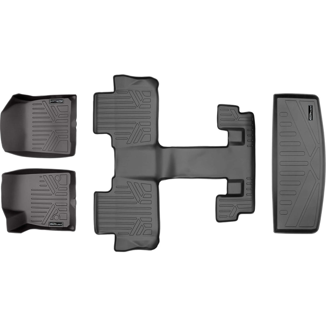 SMARTLINER Floor Liners for 2017-2023 GMC Acadia (2nd Row Bucket)