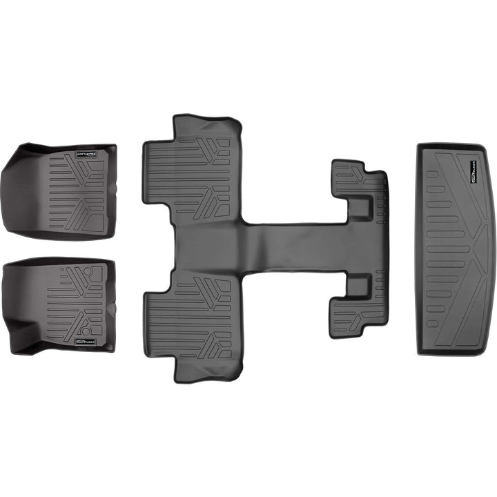 SMARTLINER Floor Liners for 2017-2023 GMC Acadia (2nd Row Bucket)