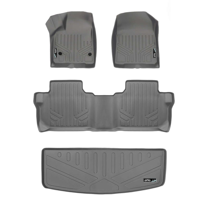 SMARTLINER Floor Liners for 2017-2023 GMC Acadia (7 Passenger)