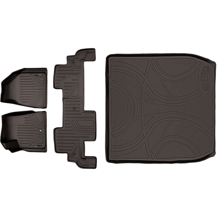 SMARTLINER Floor Liners for Traverse/Enclave/Acadia/Outlook ((2nd Row Bench))