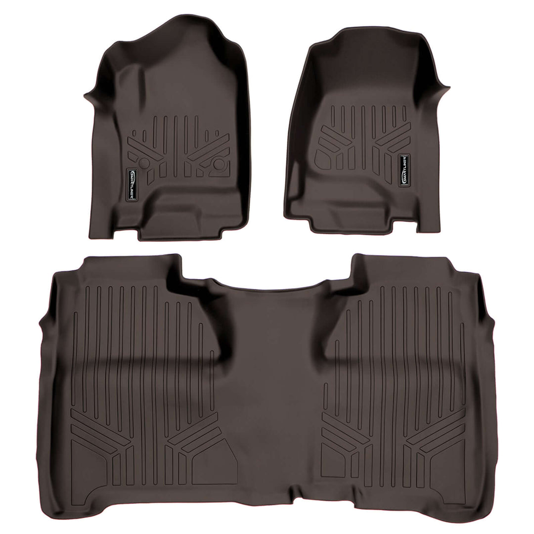 SmartCoverage™ Floor Liners For Crew Cab 2014-2018 Silverado/Sierra 1500 - 2015-2021 2500/3500 HD