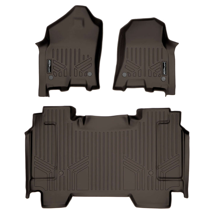 Tapetes SmartCoverage™ a medida para Ram 1500 TRX 2021-2024 sin caja de almacenamiento debajo del asiento trasero