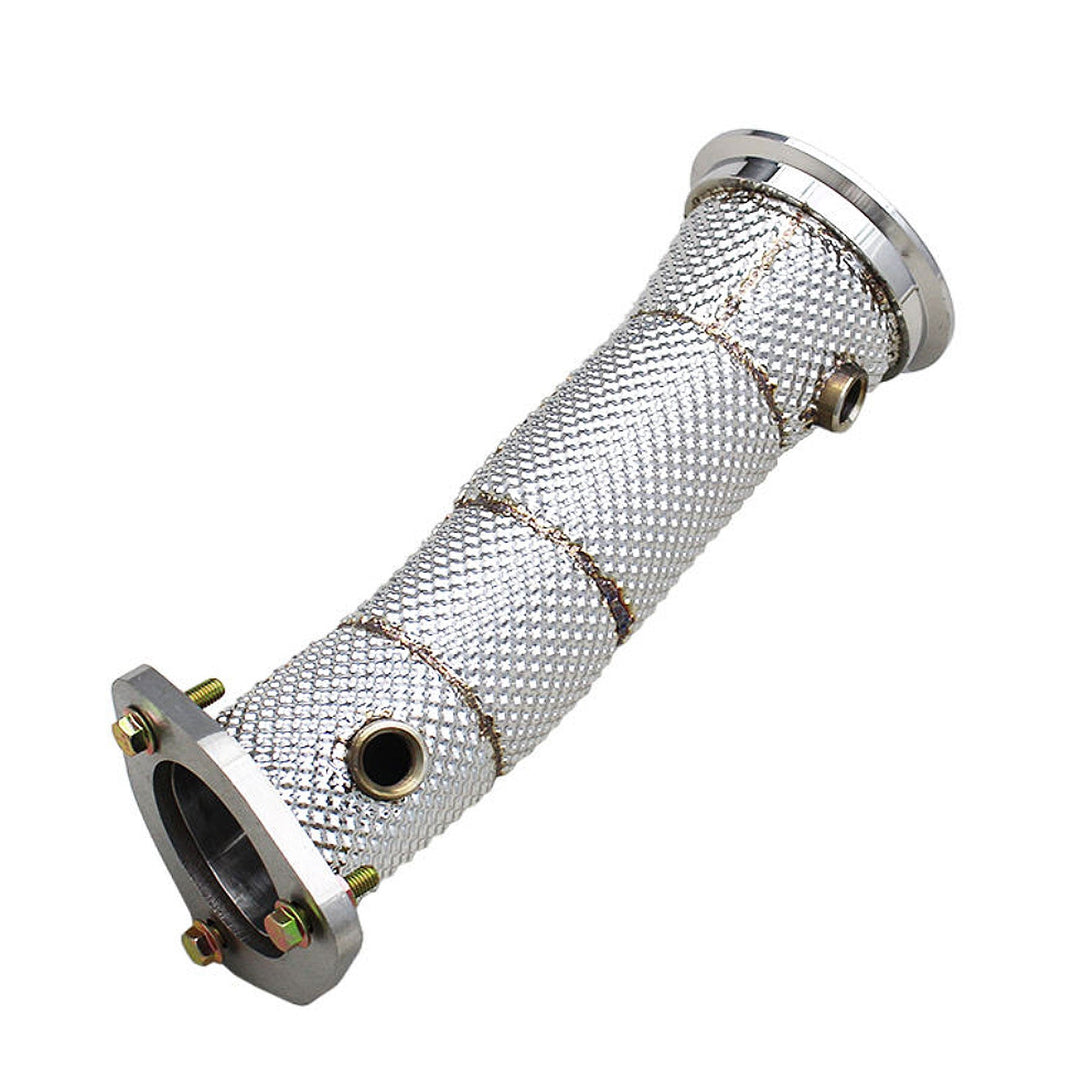 Single Catless High Flow Stainless Exhaust Downpipe for A4 A5 Q5 B9.5 2.0T