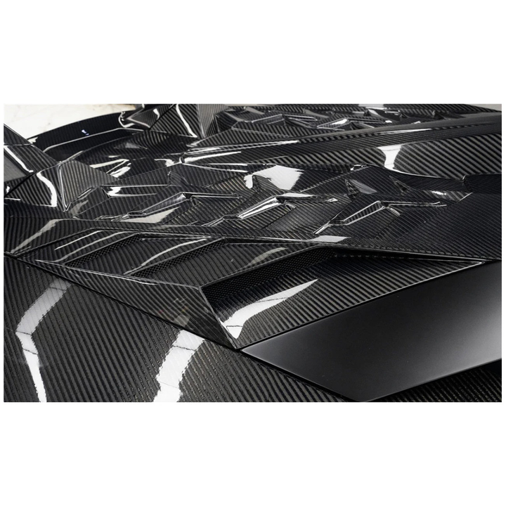 SVY Style Dry Carbon Fiber Rear Side Air Intake Panels for Lamborghini Aventador