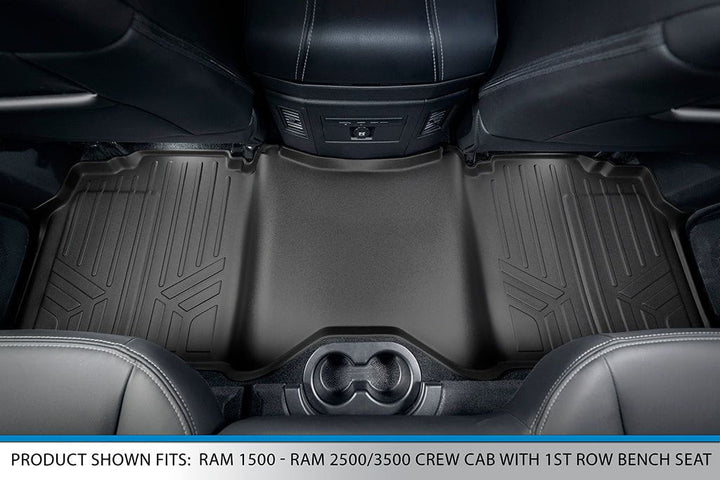 Alfombrillas SMARTLINER a medida para Dodge Ram 1500 Crew Cab 2009-2012 / 2500/3500 Crew Cab 2010-2012 (4 puertas de tamaño completo)