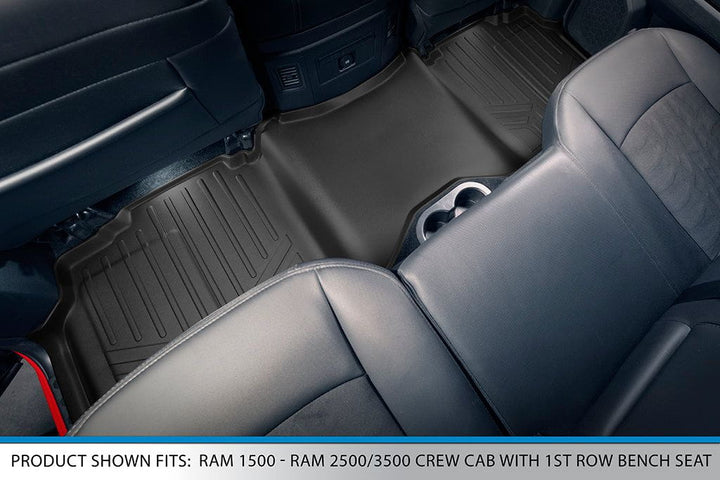 Alfombrillas SMARTLINER a medida para Dodge Ram 1500 Crew Cab 2009-2012 / 2500/3500 Crew Cab 2010-2012 (4 puertas de tamaño completo)