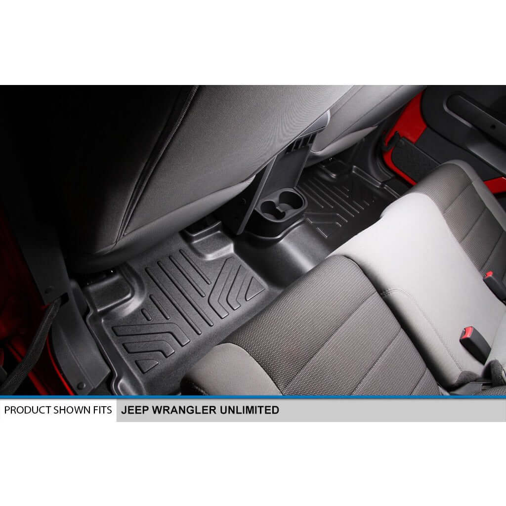 SMARTLINER Custom Fit Floor Liners For 2011-2013 Jeep Wrangler Unlimited (4-Door)
