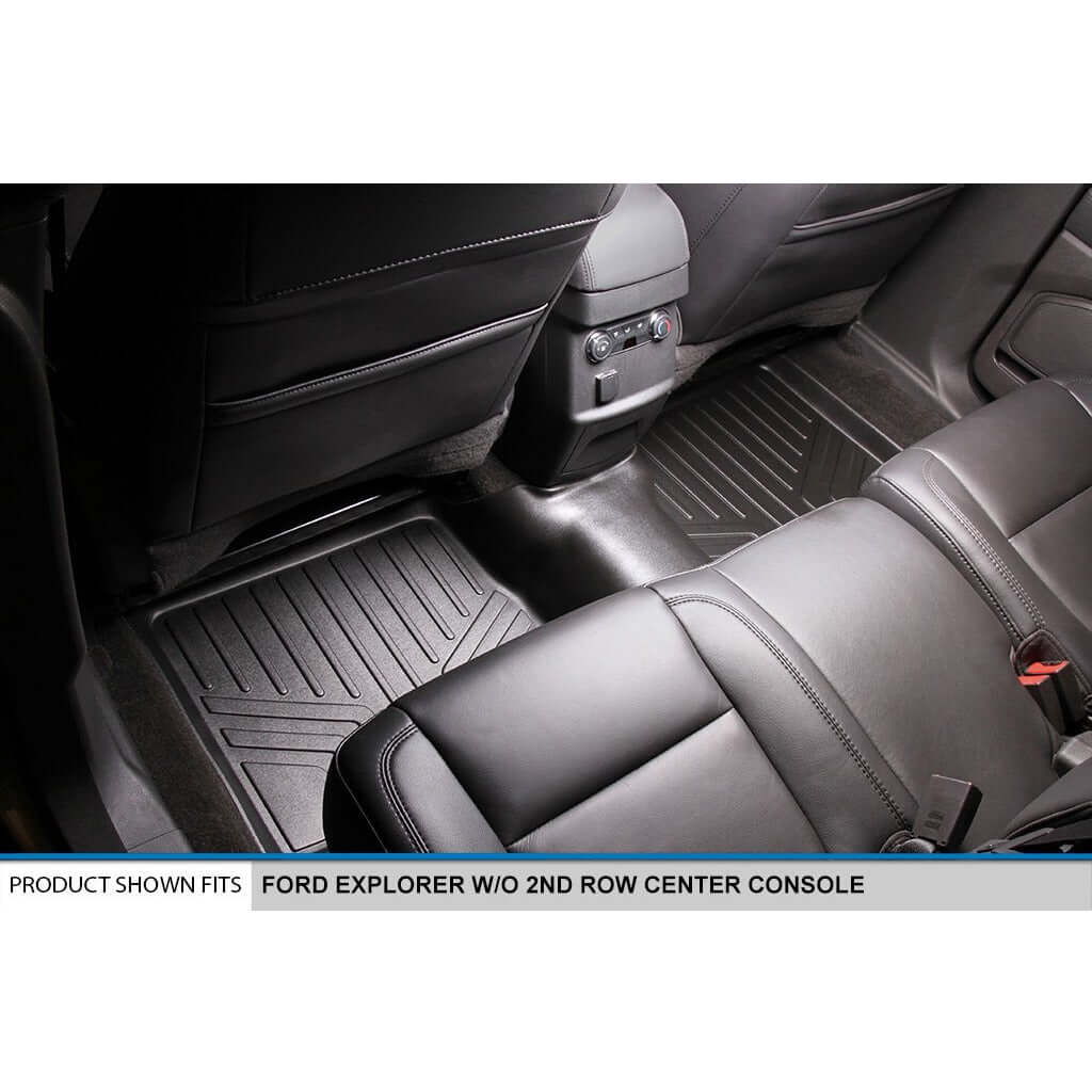 SMARTLINER Floor Liners for 2015-2016 Explorer (without 2nd Row Center Console)