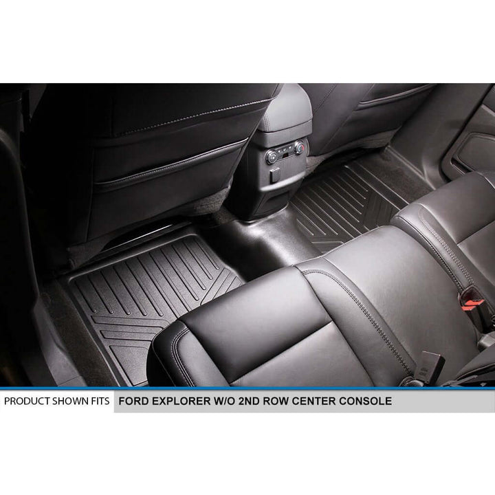 SMARTLINER Custom Fit Floor Liners For 2011-2014 Explorer (without 2nd Row Center Console)