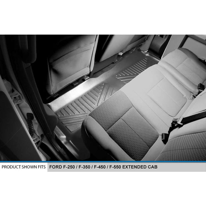 SMARTLINER Custom Fit Floor Liners For 2011-2012 F-250/F-350 Super Duty SuperCab with Depressed Drivers Side Pedal
