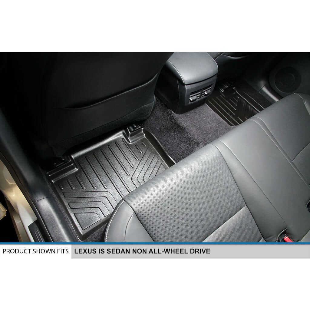 SMARTLINER Floor Liners for 2014-2024 Lexus IS (Sedan Rear Wheel Drive Only)