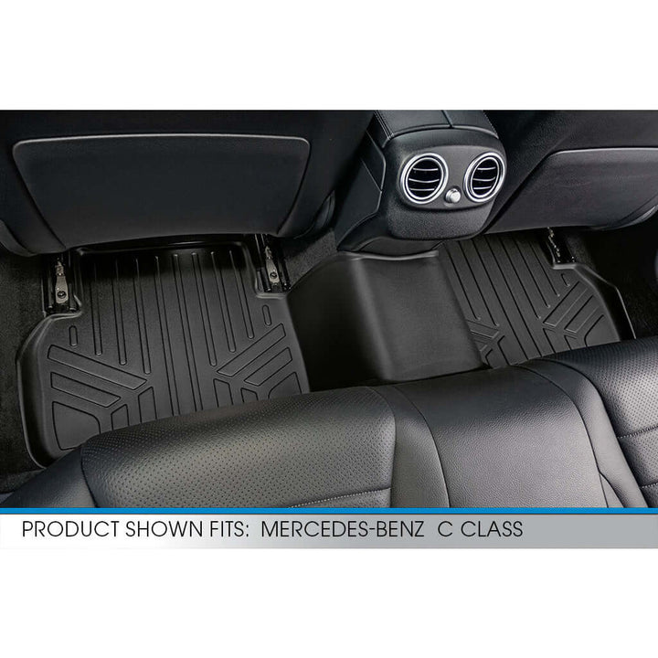 Smart Trim™ Floor Liners For 2015-2021 Mercedes Benz C Class Sedan (No Hybrid Models)