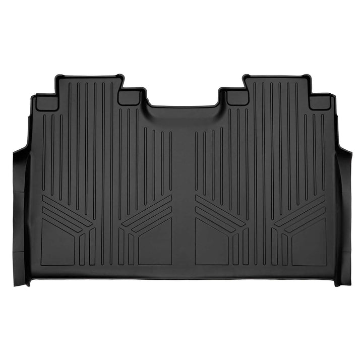 Tapetes SMARTLINER a medida para Ford F-250/F-350 Super Duty Crew Cab (modelos 2017-2025) con asientos individuales en la primera fila y sin espacio de almacenamiento debajo del asiento.