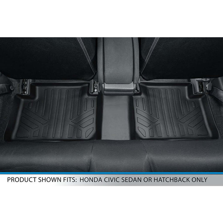 SMARTLINER Floor Liners for 2017-2021 Honda Civic Hatchback (No Sport or Sport Touring Models)