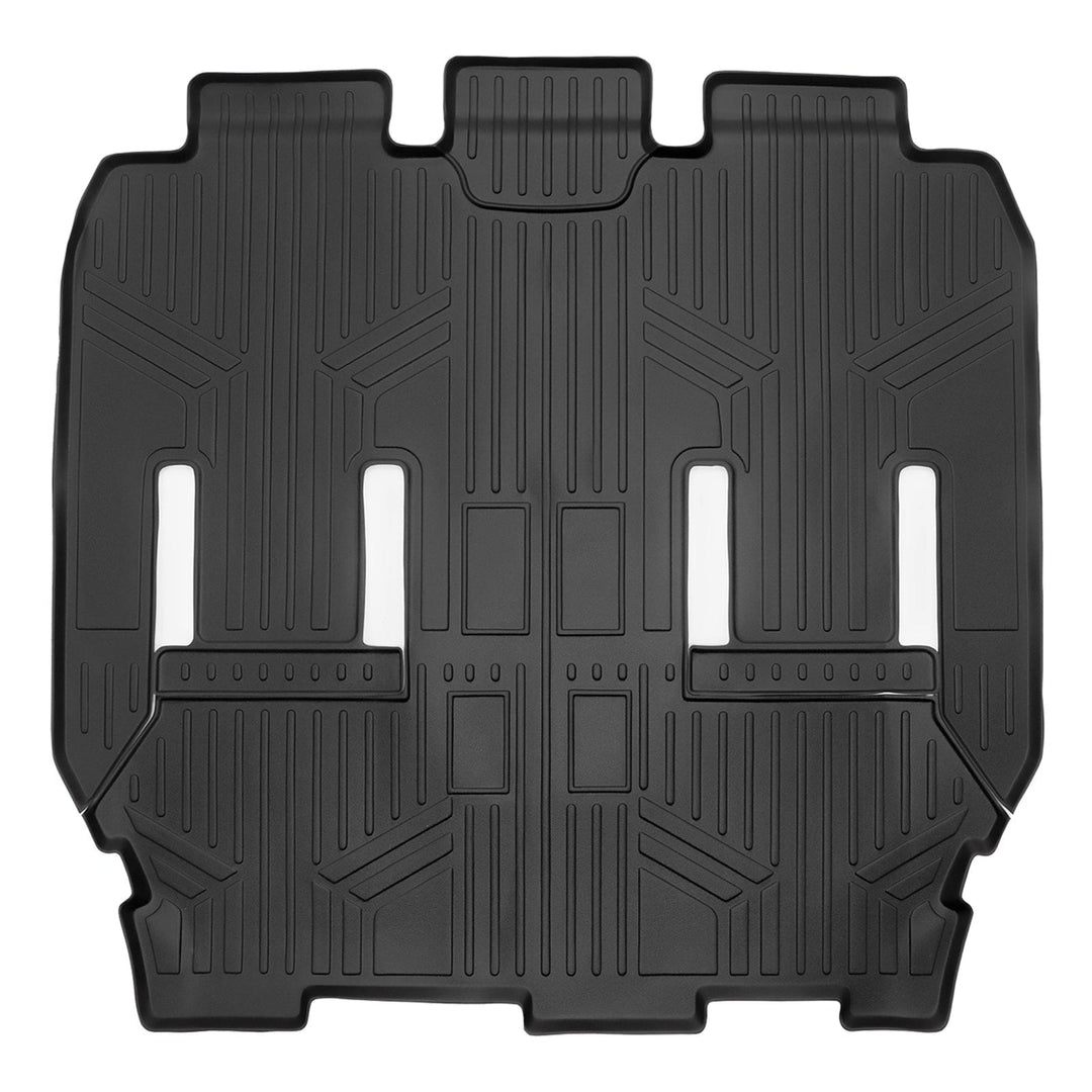 SMARTLINER Black 3 Row Liner Set & Cargo Liner Behind 3rd Row Compatible With 2021-2026 Chrysler Pacifica (Fits Limited)