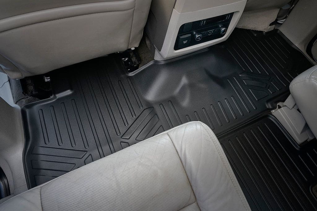 Alfombrillas SMARTLINER a medida para Ford Expedition EL/Lincoln Navigator 2011-2017 con asientos individuales en la segunda fila (sin consola).