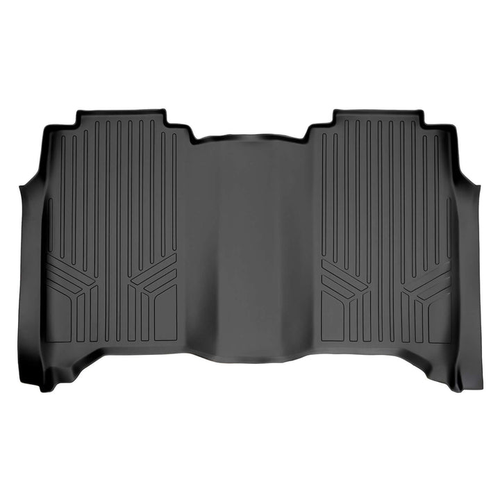 SMARTLINER Floor Liners for Crew Cab 2017-2024 Nissan Titan With Bench Seat and No Under-Seat Storage