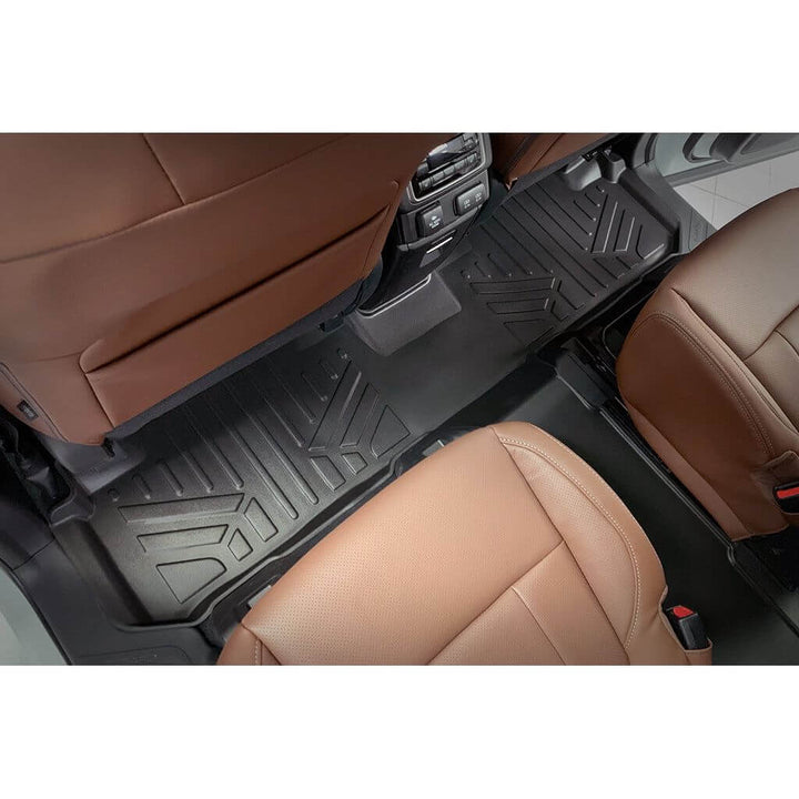 Smart Trim™ Floor Liners For 2019-2026 Subaru Ascent (2nd Row Bucket) and No Subwoofer in the Cargo Area