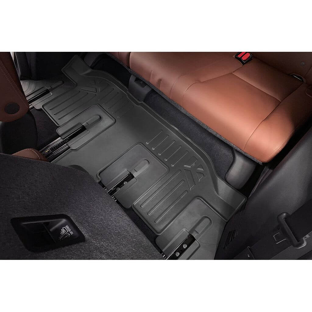 Smart Trim™ Floor Liners For 2019-2026 Subaru Ascent (2nd Row Bucket) and No Subwoofer in the Cargo Area