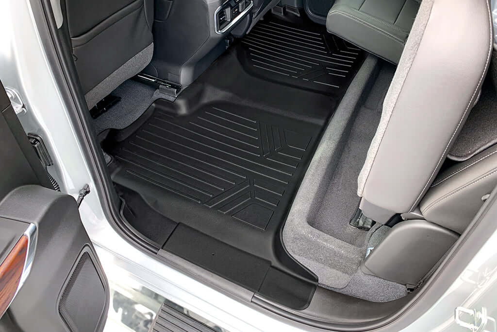 SMARTLINER Floor Liners for 2020-2026 Chevy Silverado 2500 HD | 3500 HD (Crew Cab|Carpet|(1st Row Bucket)|[2nd Row Storage]