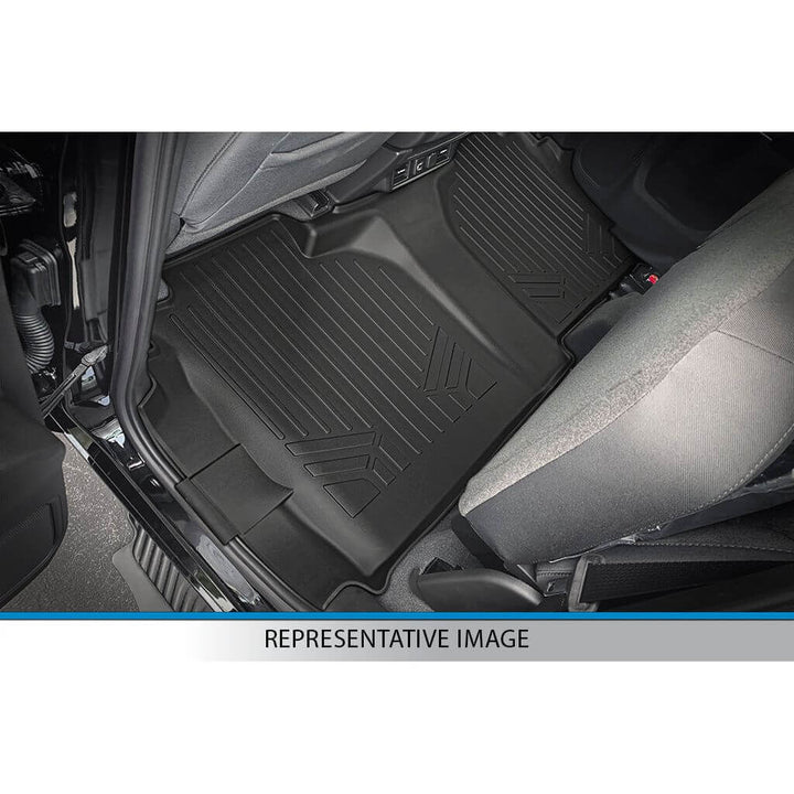 Tapetes SMARTLINER a medida para Ford F-150 SuperCab 2015-2025 con asiento corrido en la primera fila y cobertura OTH
