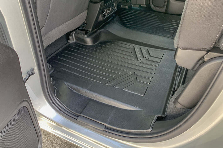 SMARTLINER Floor Liners for 2020-2026 Chevy Silverado 2500 HD | 3500 HD (Double Cab|Carpet|(1st Row Bench)|(OTH)|[No 2nd Row Storage]