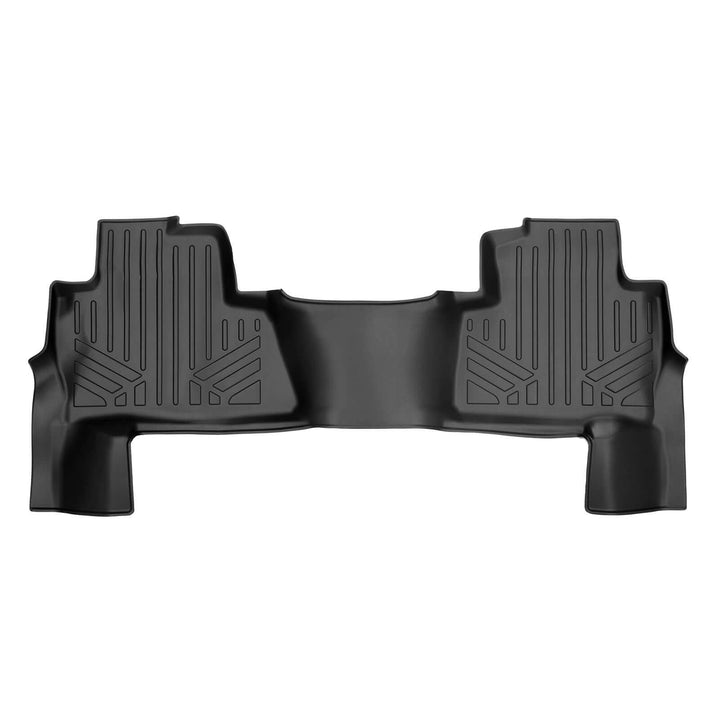 SMARTLINER Floor Mats 3 Rows and Cargo Liner Behind 2nd Row Set Black 2015 - 2020 Tahoe / Yukon (2nd Row Bench)s