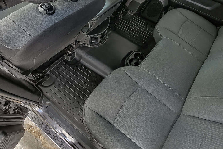 Tapetes SMARTLINER a medida para Ram 2500/3500 Crew Cab 2019-2025 con asiento corrido en la primera fila