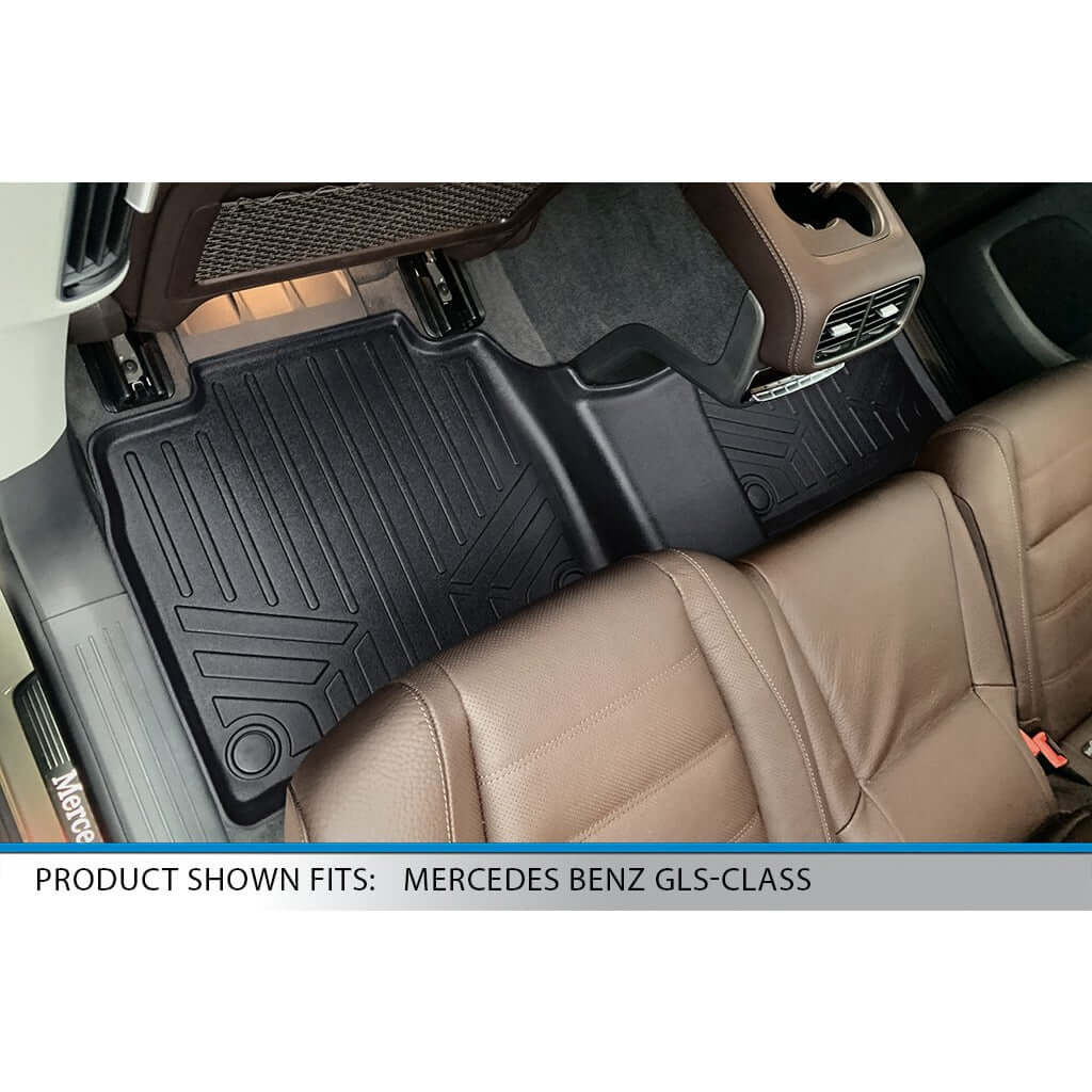SMARTLINER Floor Liners for 2020-2024 Mercedes-Benz GLS-Class 7 Passenger (2nd Row Bench)