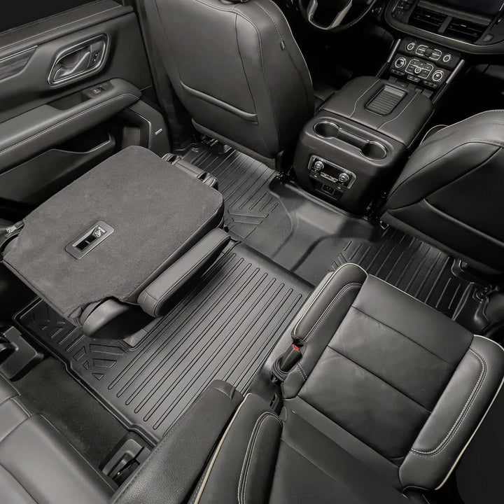 SMARTLINER Floor Liners for 2021-2025 Chevrolet Tahoe/ GMC Yukon (2nd Row Bucket)