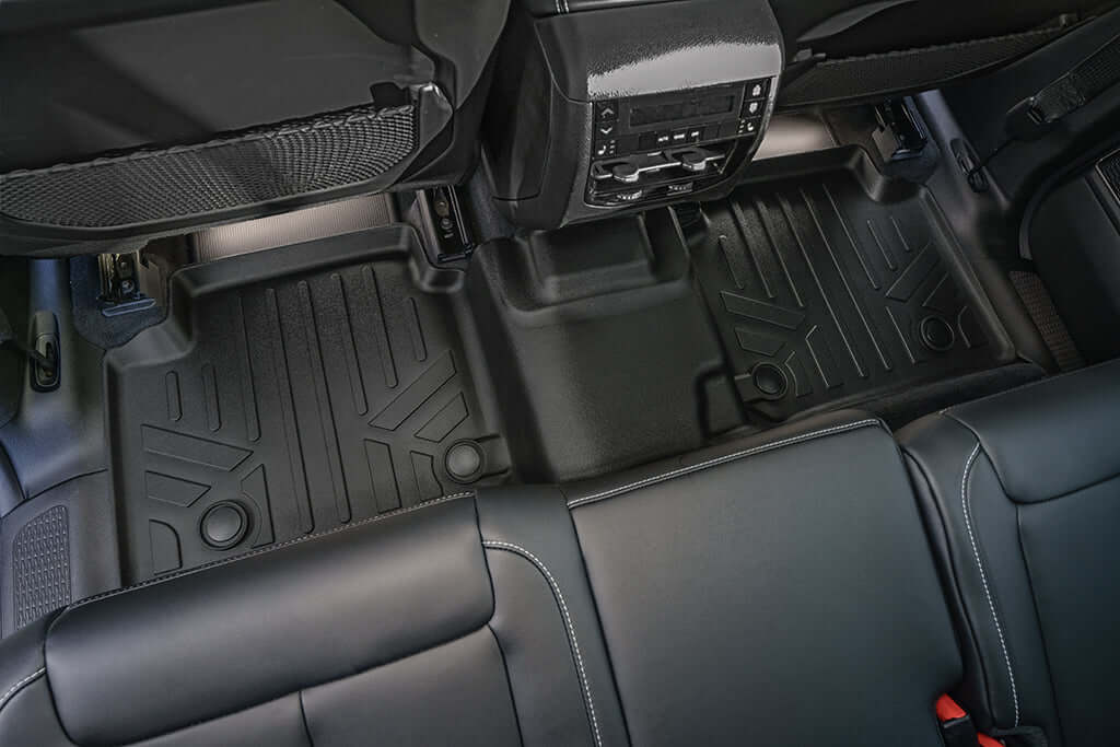 SMARTLINER Floor Liners for 2021-2026 Jeep Grand Cherokee L (2nd Row Bucket) With Center Console (No subwoofer)